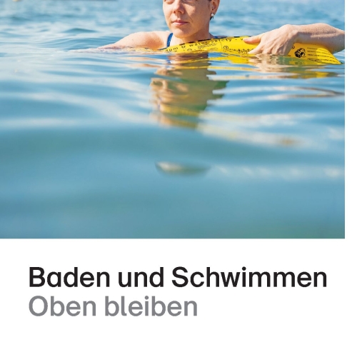 Broschüre bfu Baden und Schwimmen – Oben bleiben